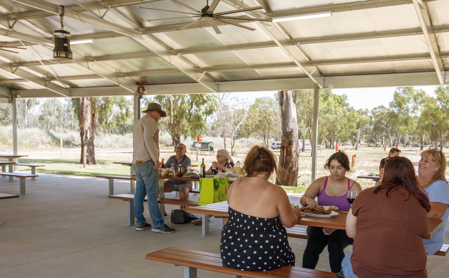Apex Riverbeach Holiday Park Camp Kitchen Group Dining
