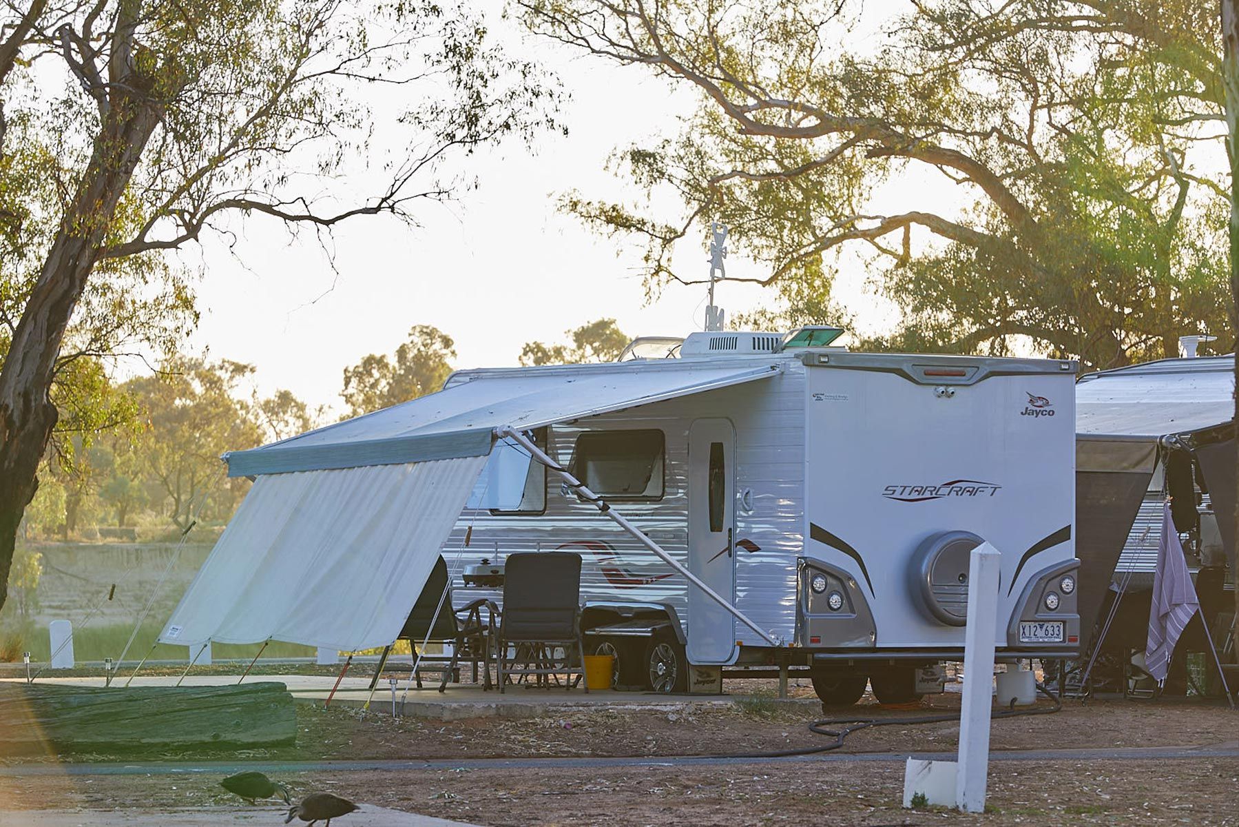 Apex Riverbeach Holiday Park caravan and camp site