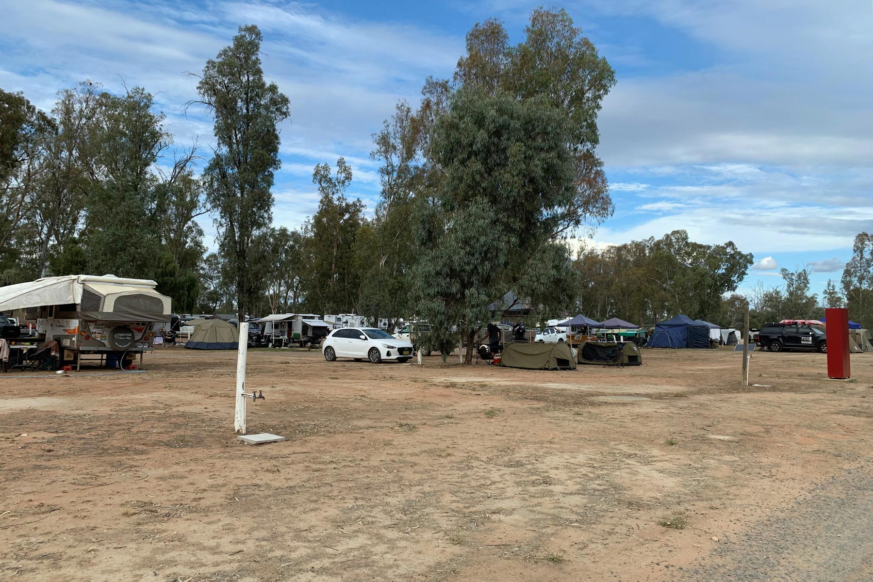Apex Riverbeach Holiday Park caravan and camp site