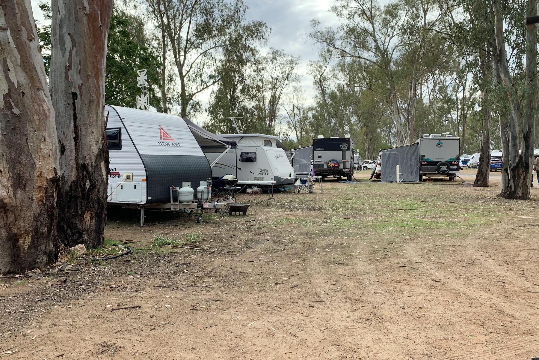 Apex Riverbeach Holiday Park caravan and camp site