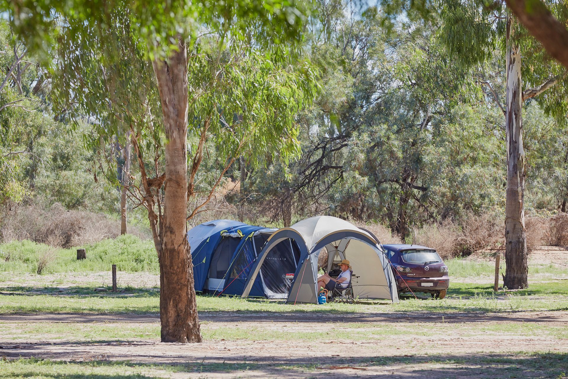Apex Riverbeach Holiday Park caravan and camp site