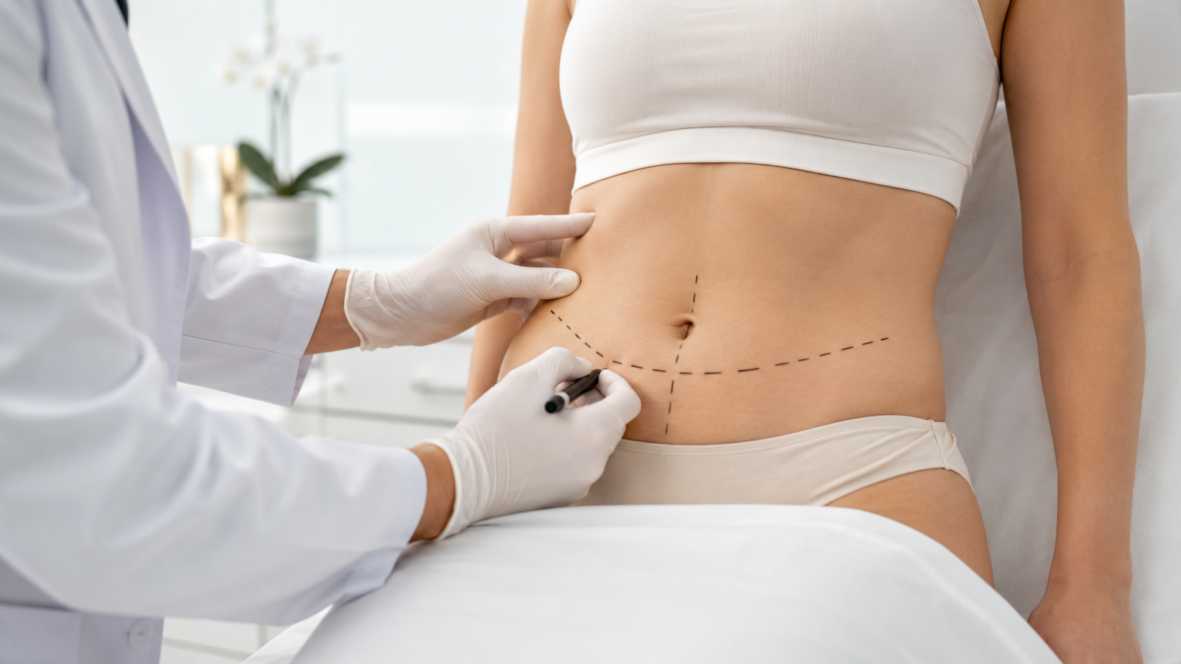Valoración preoperatoria para abdominoplastia con marcación abdominal en Bogotá