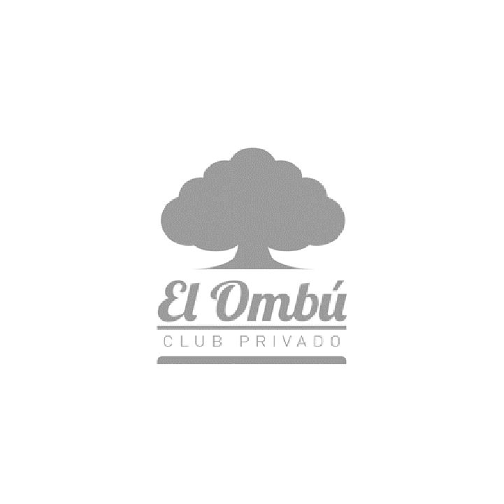 Un logotipo gris con un icono de árbol estilizado sobre el texto 