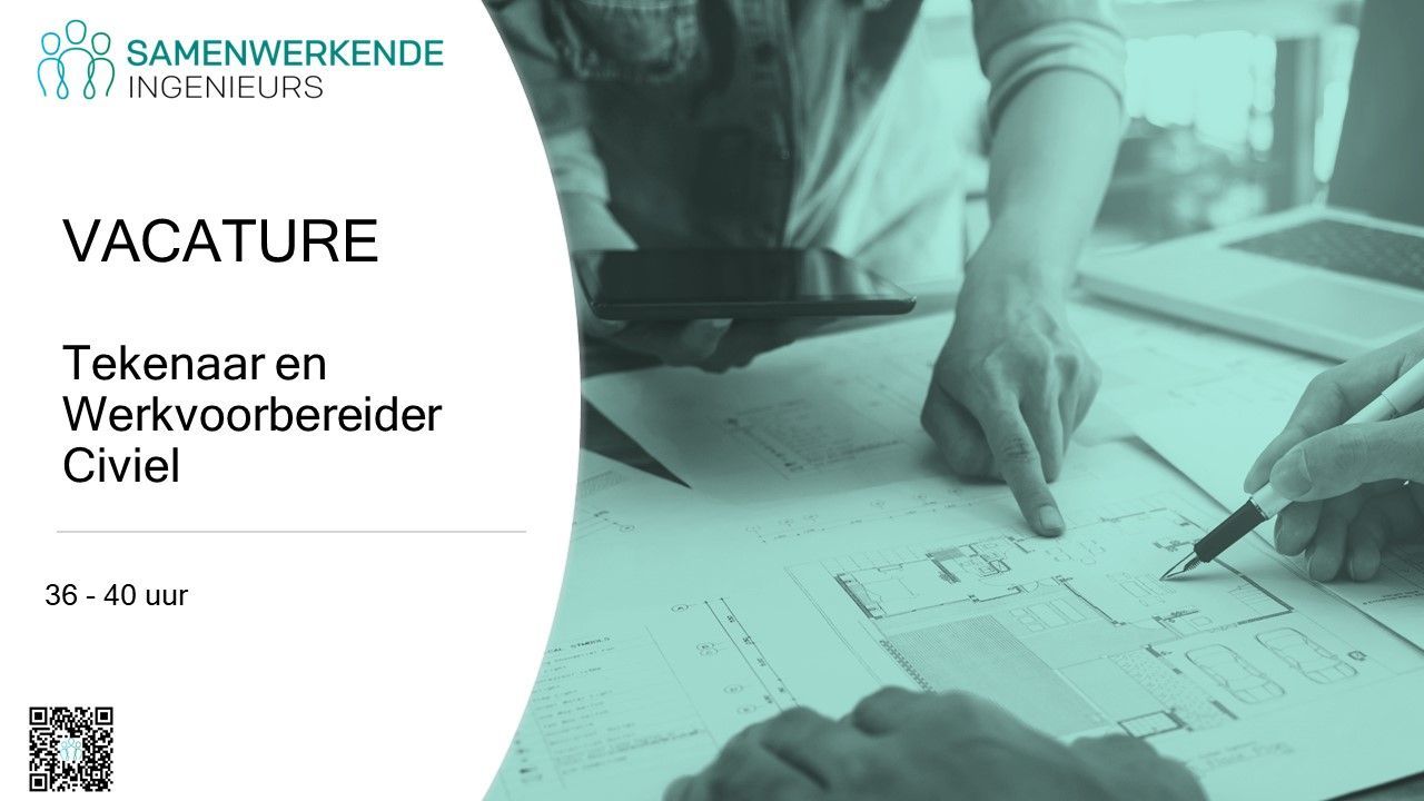 Vacature voor een civieltechnisch tekenaar en werkvoorbereider bij Samenwerkende Ingenieurs,