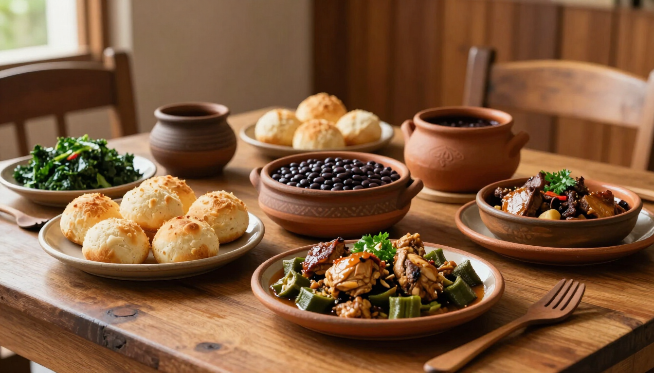 Preparo de culinária mineira contemporânea
