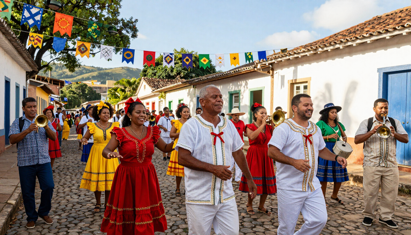 Manifestação cultural tradicional em Patos de Minas