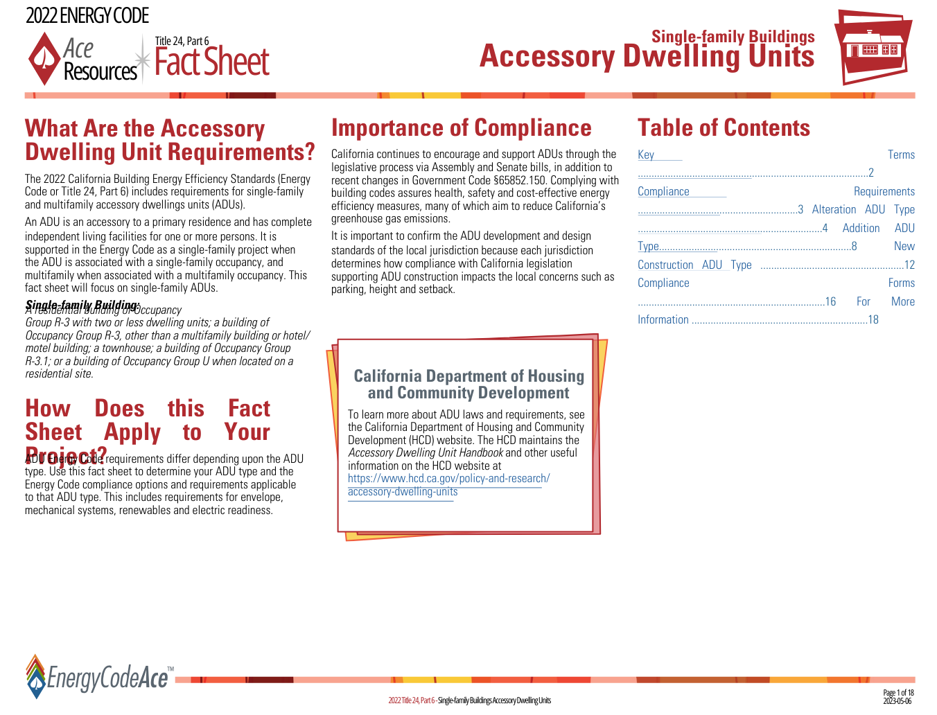 A fact sheet about accessory dwelling units