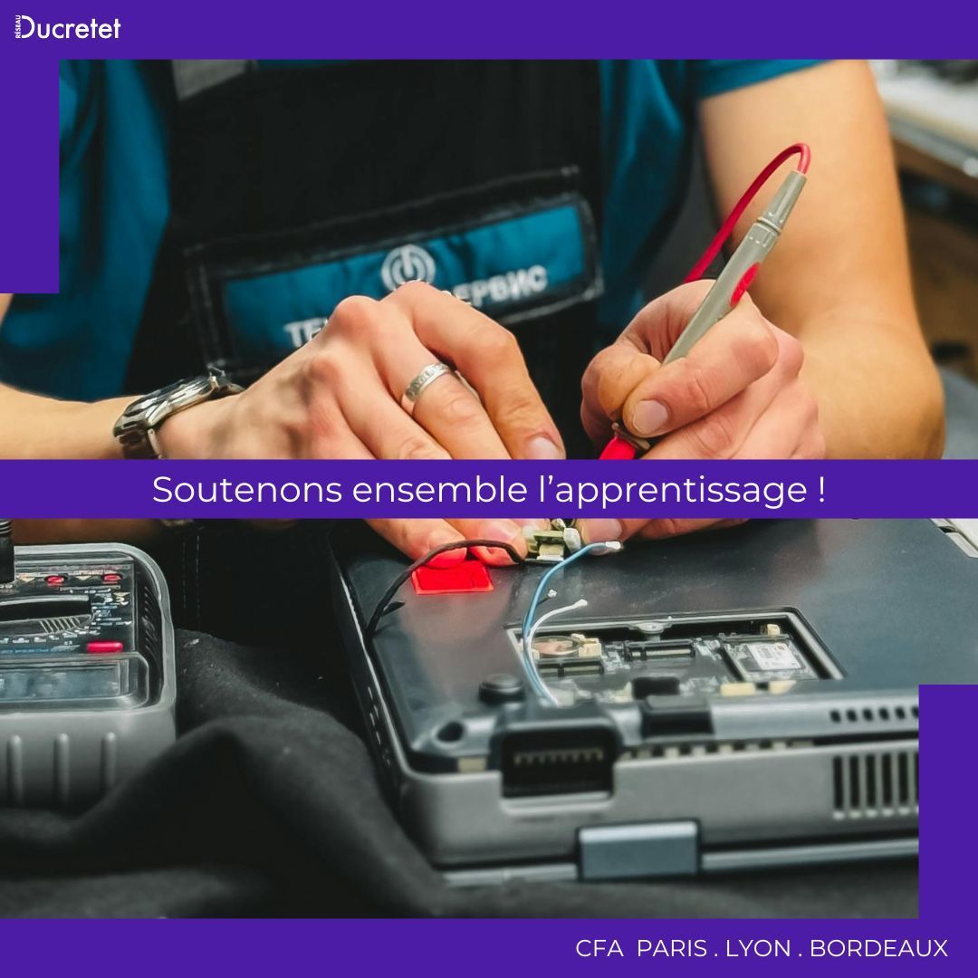 Personne réparant un ordinateur portable avec des outils