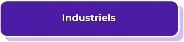 Bouton rectangle violet avec un texte écrit