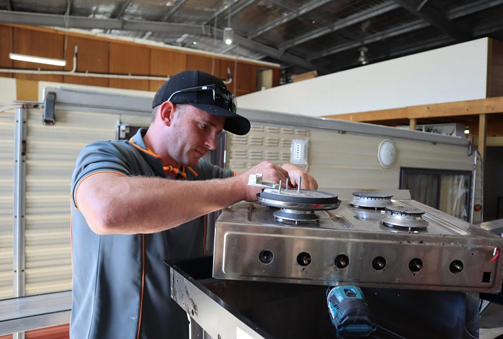 Repairing Caravan Parts — Caravan Servicing in Coffs Harbour in North Boambee Vally, NSW