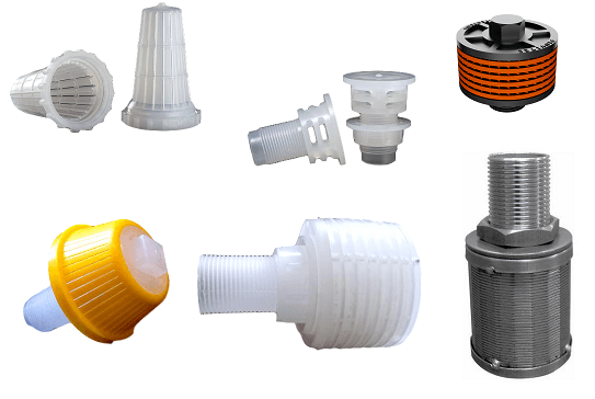 Crepinas para filtros