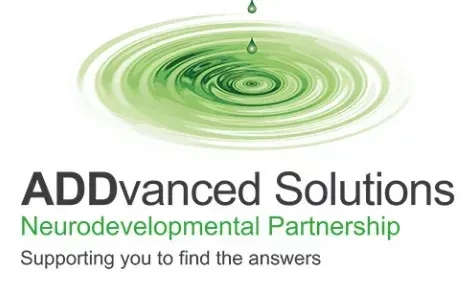 The logo for addvanced solutions neurodevelopmental partnership supporting you to find the answers.