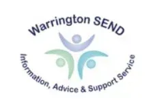 A logo for warrington send information advice and support service
