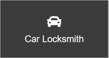 A logo for a car locksmith with a car icon on it.