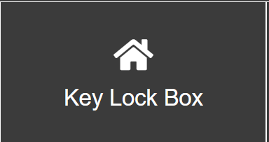 A picture of a key lock box with a house icon on it.