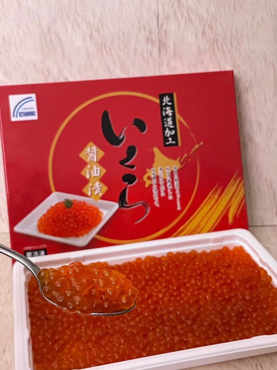 日本北海道醬油鮭魚卵250g