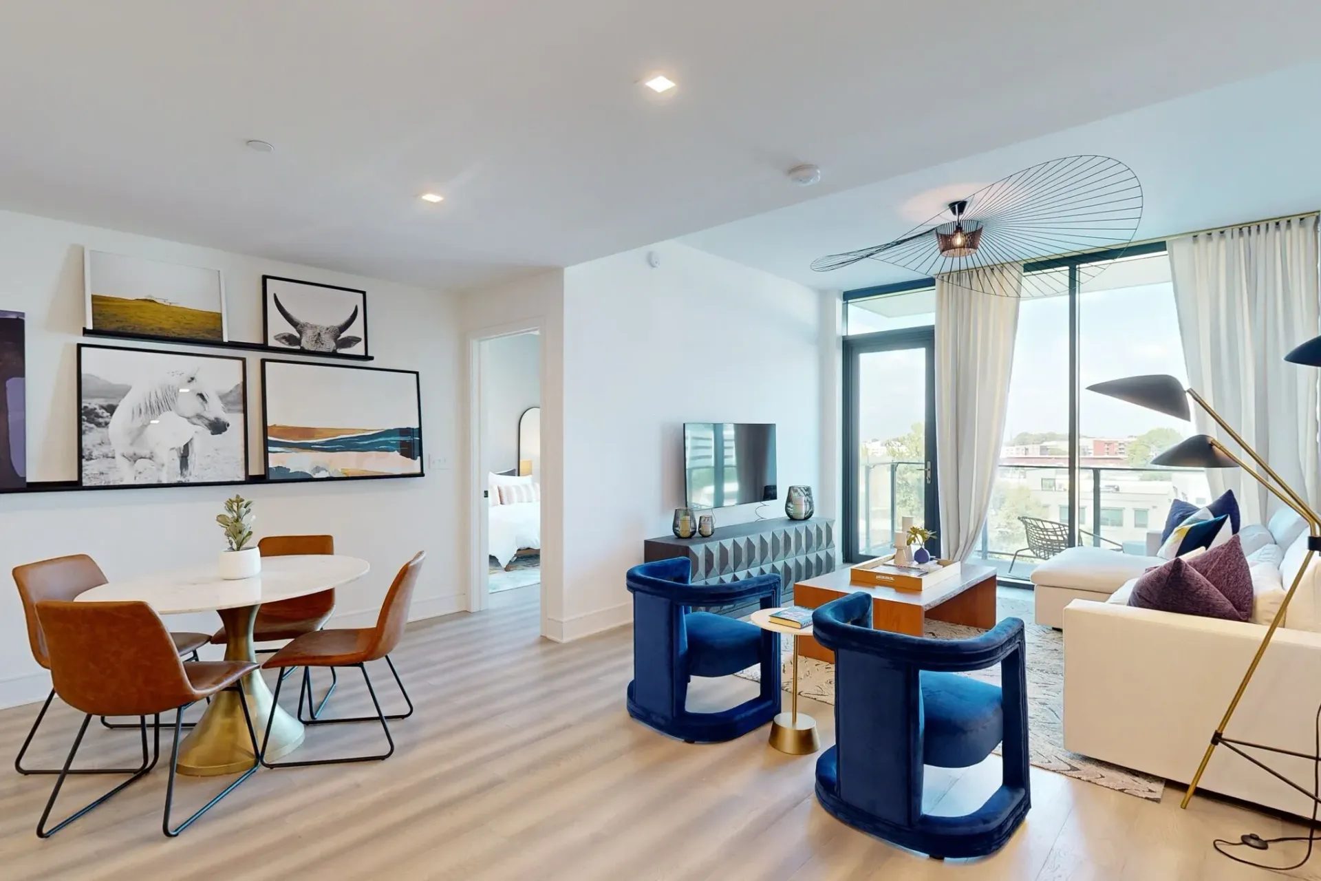 Two bedroom floor plan image.