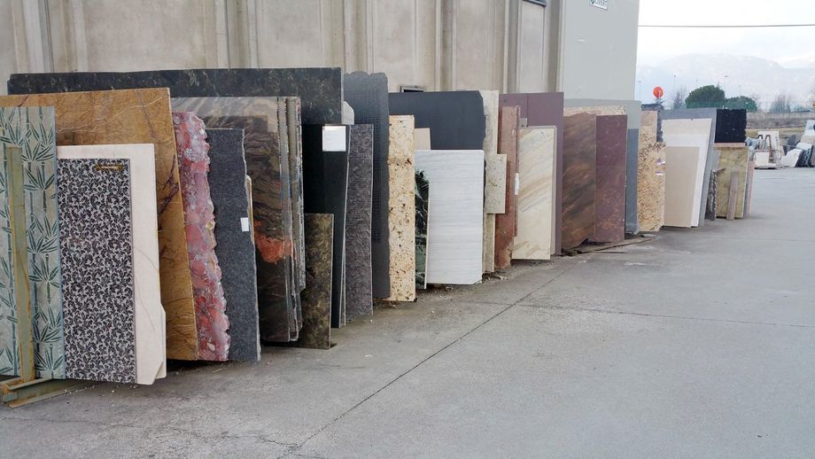 Plaques de marbre et granit