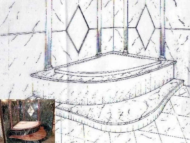 designing natural stone cladding for bathrooms