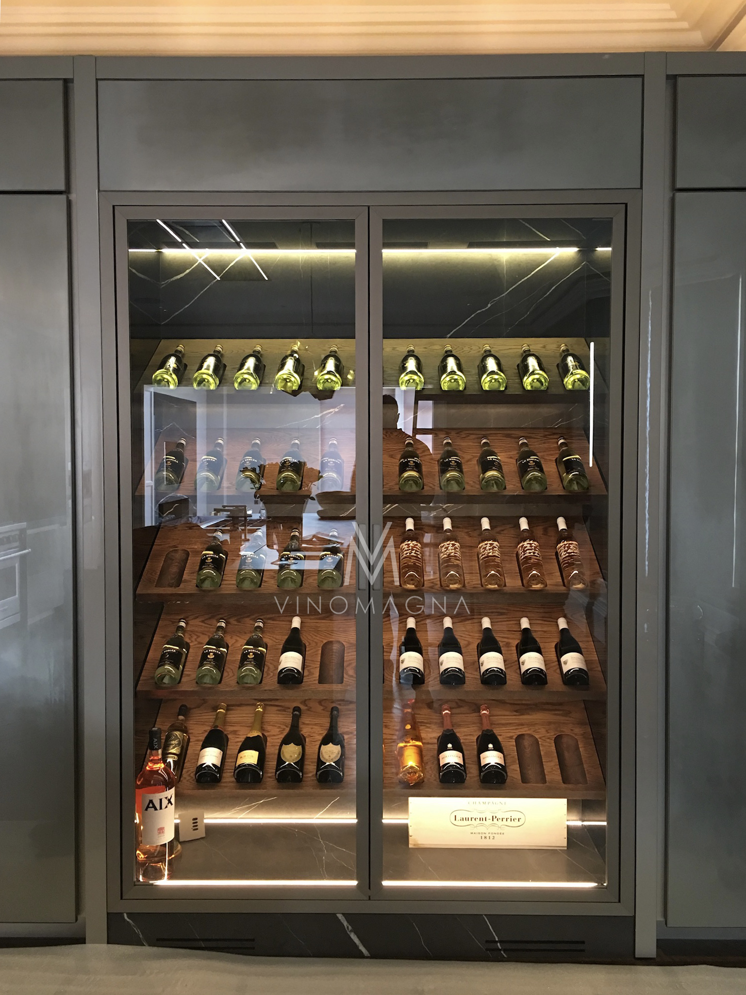 Custom Wine Display Design Vinomagna Custom-Wine-Display-Design-Watermarked-Vinomagna