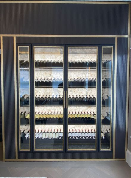click to see project Luxury temperature controlled wine storage