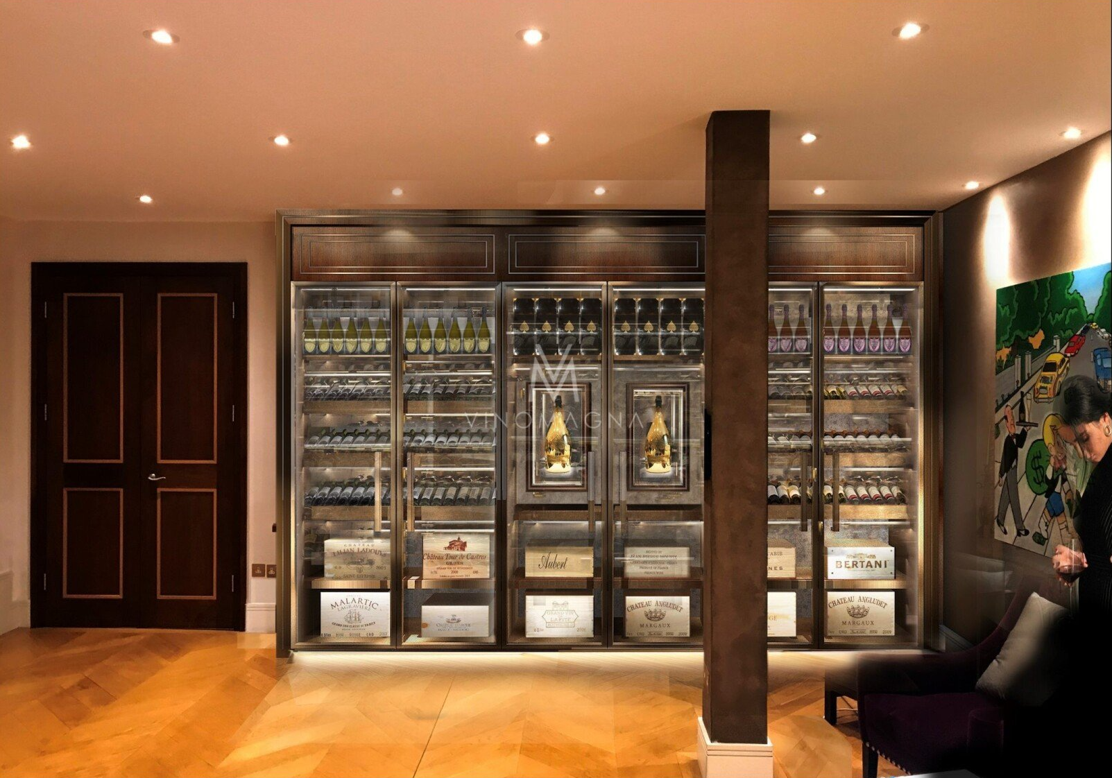 Vinomagna refrigerated wine wall london Vinomagna refrigerated wine wall london