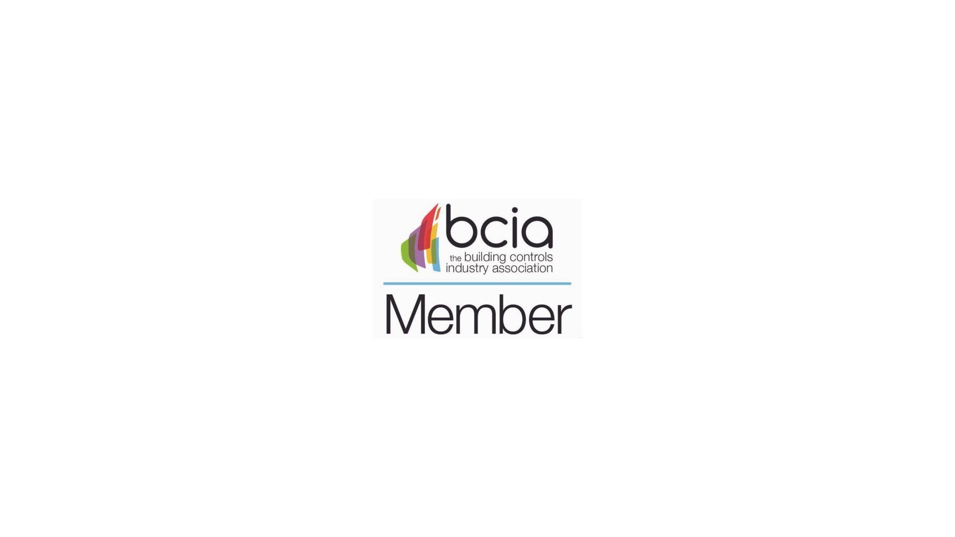 BCIA member logo. Colorful logo above the word