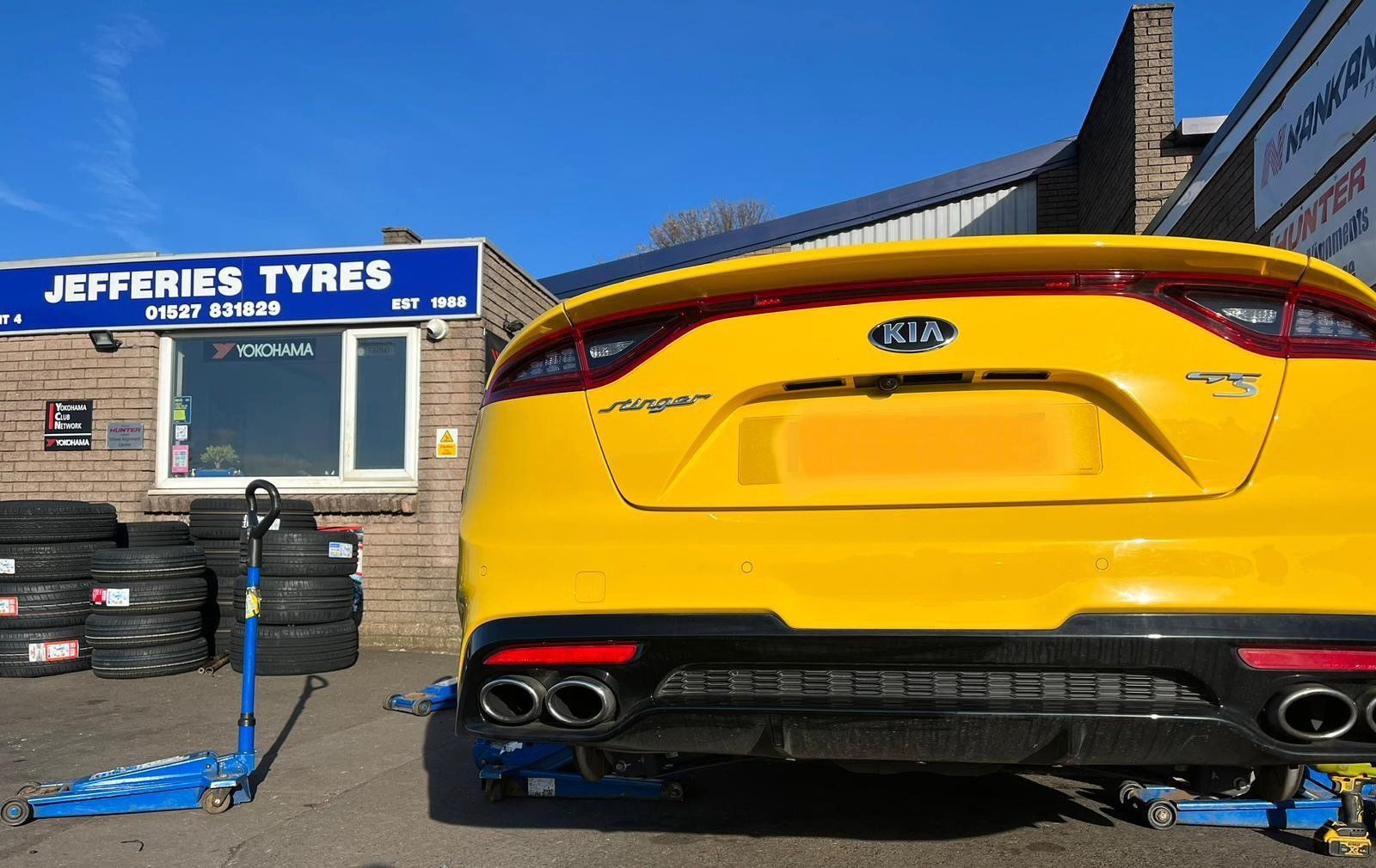 Tyres changed