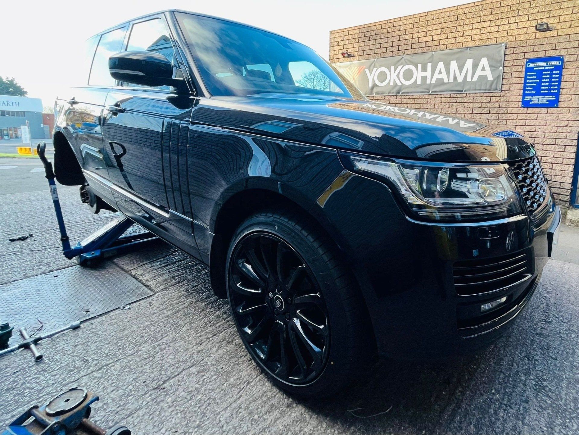 Tyres changed