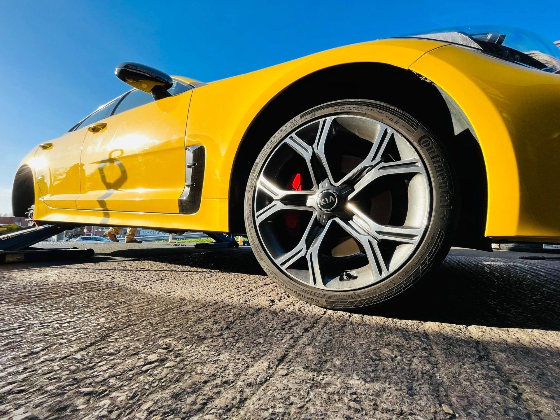 Tyres changed