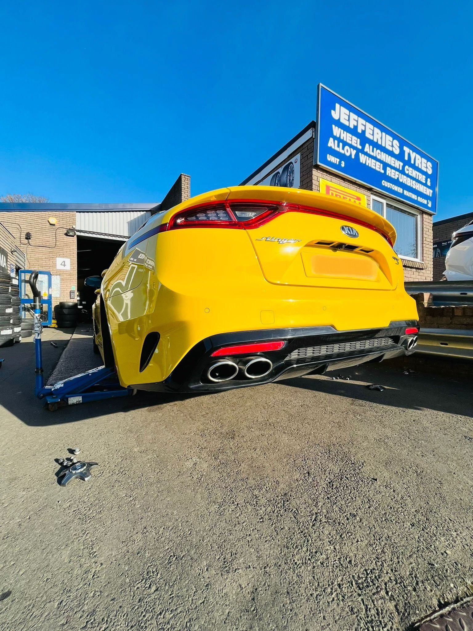 Tyres changed