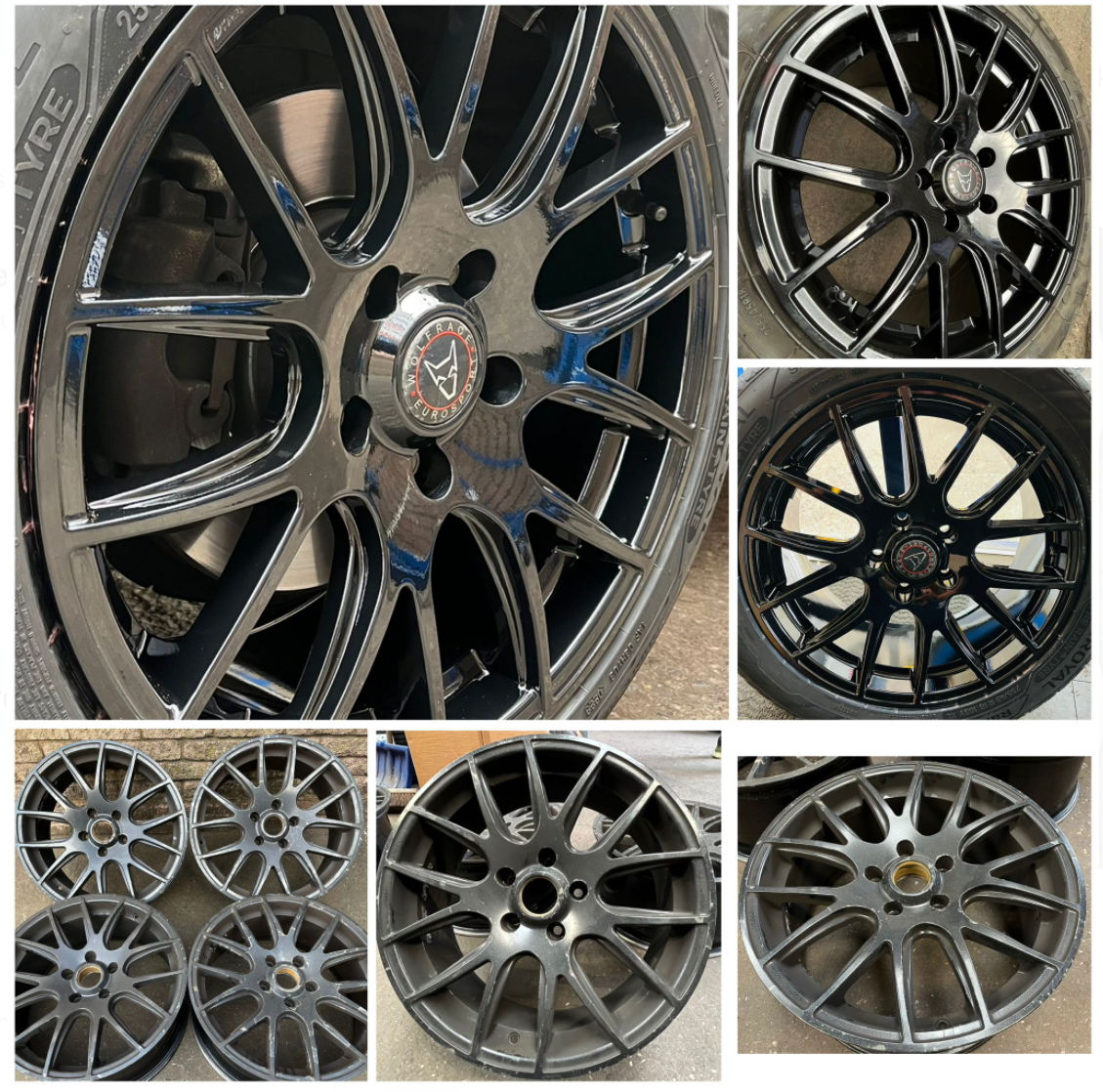 Alloy wheel refurbished