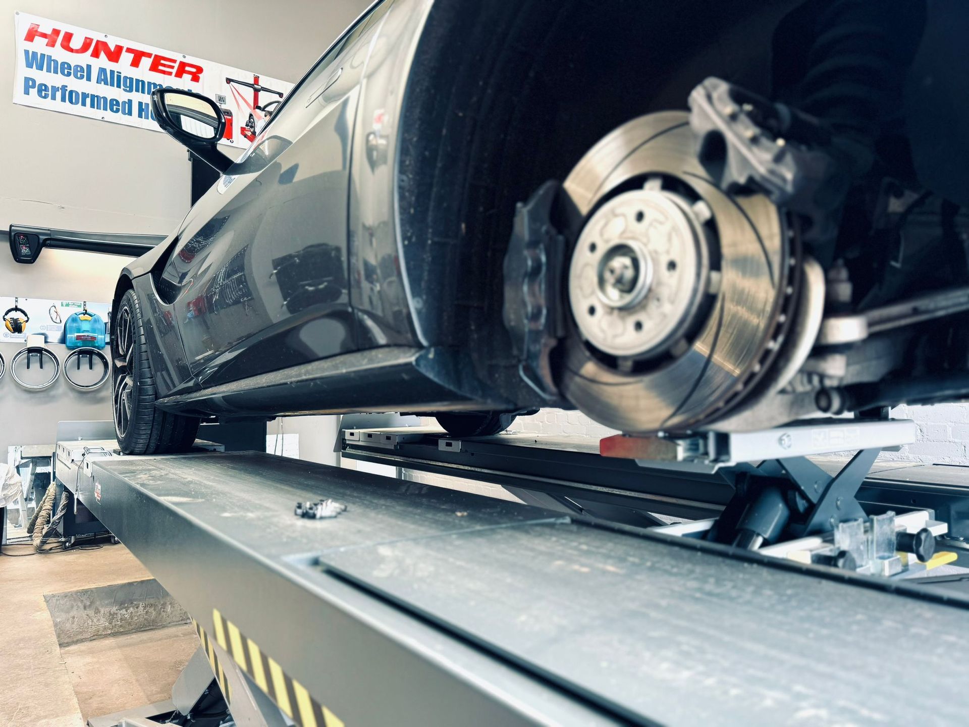 Aston Martin Hunter Wheel Alignment Check