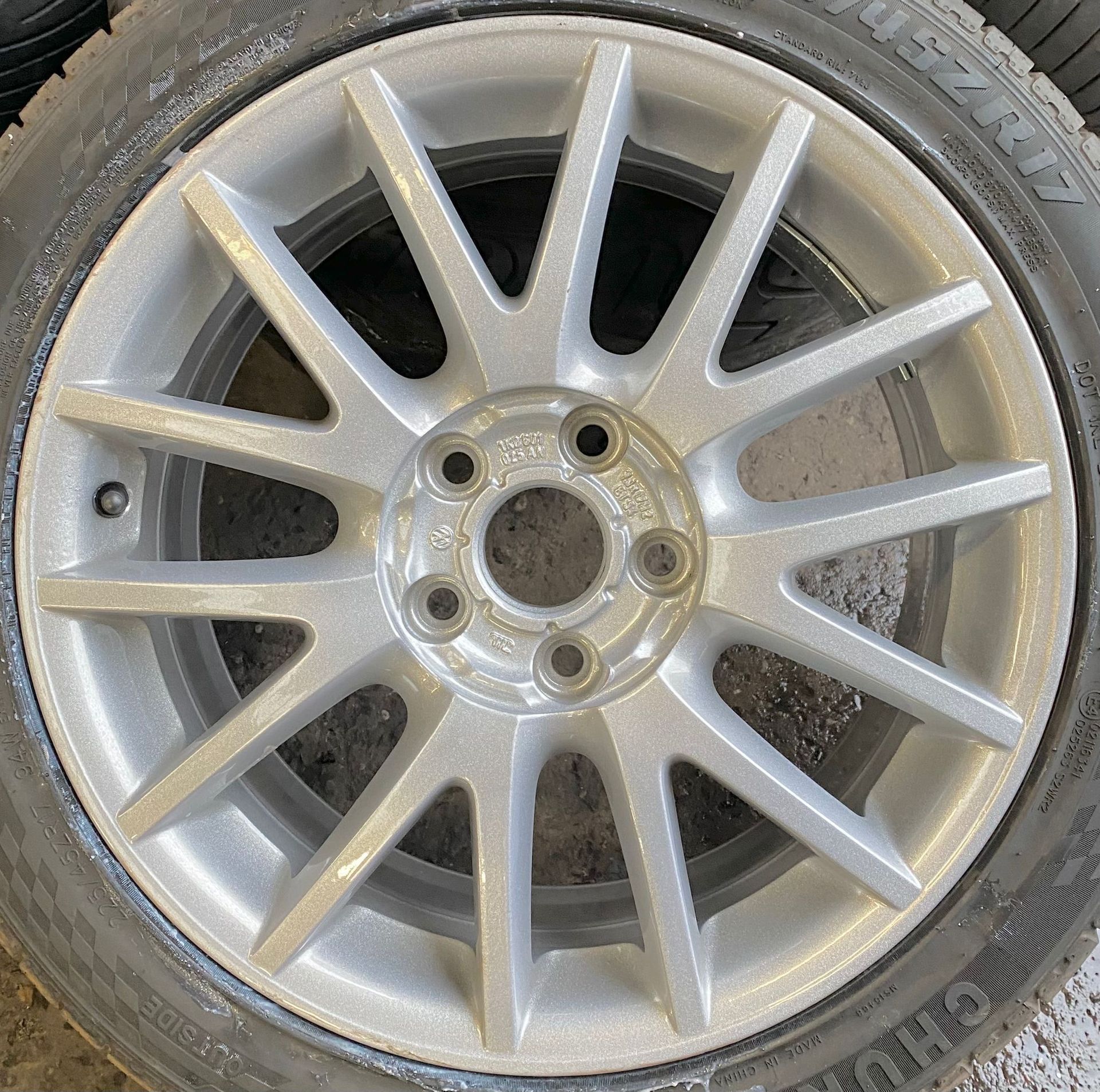 Alloy wheel refurbished