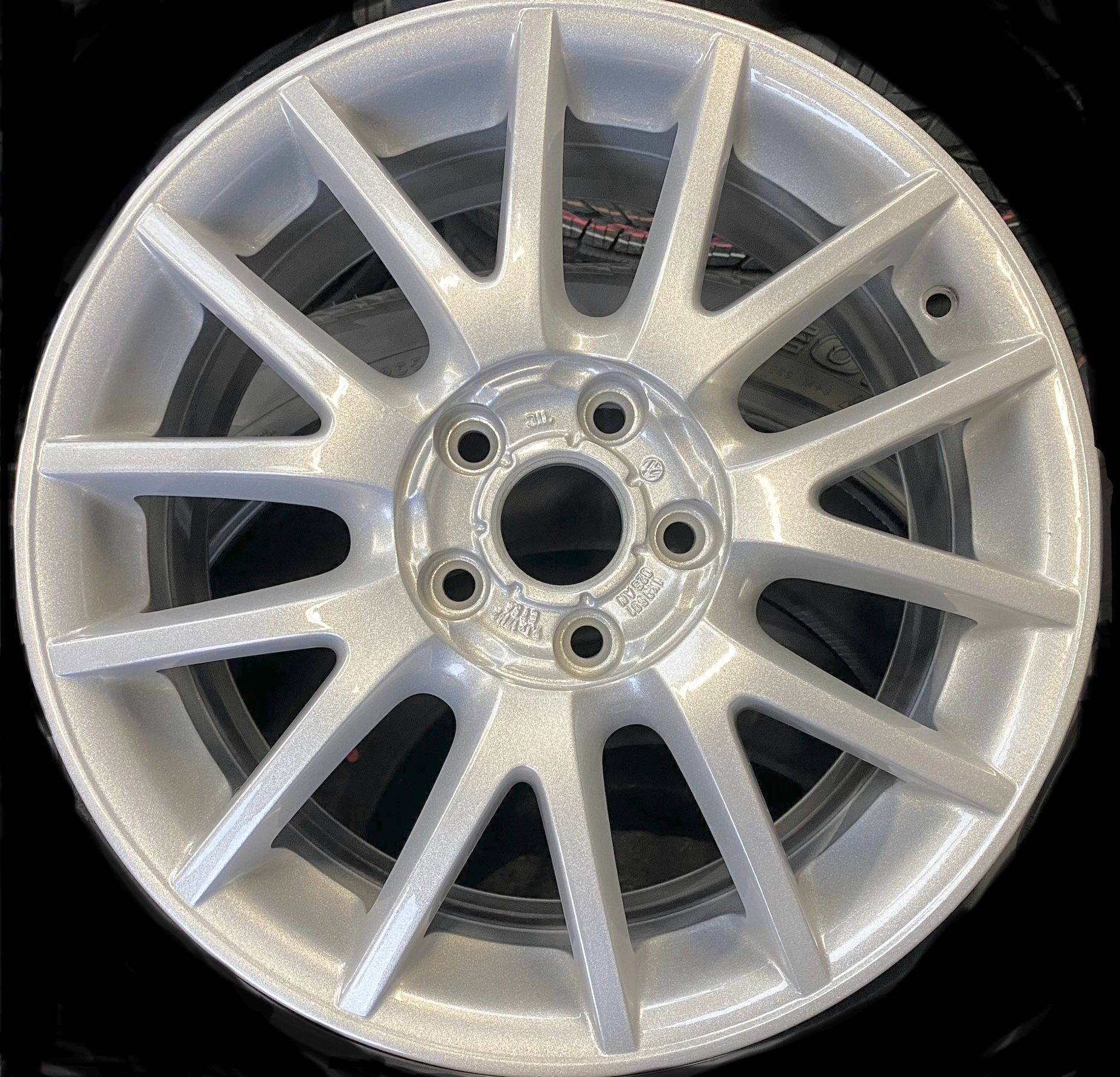 Alloy wheel refurbished