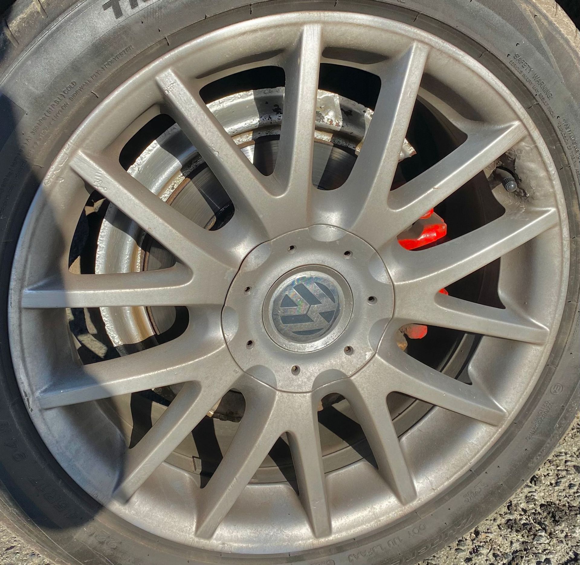 Alloy wheel refurbished