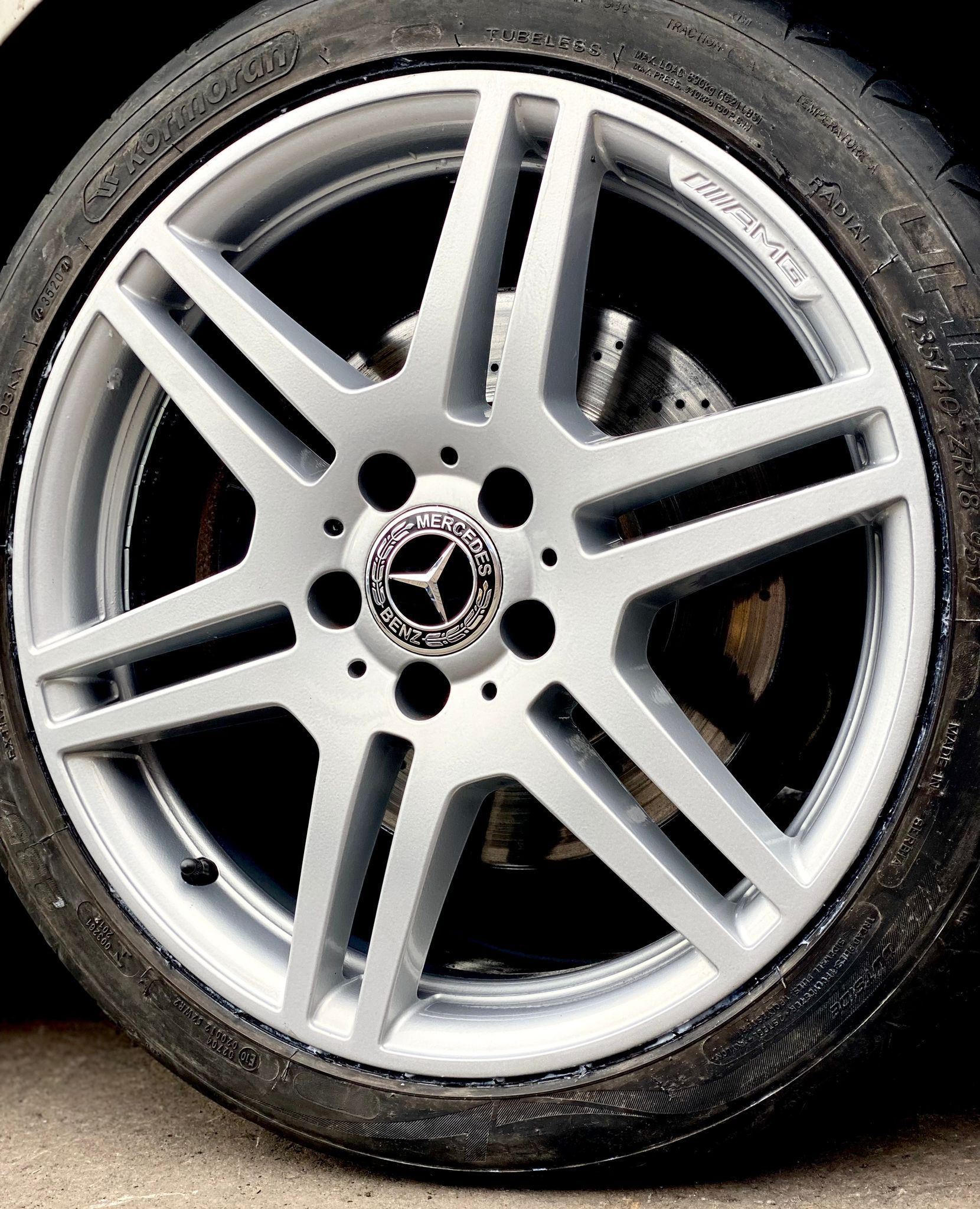 Alloy wheel refurbished
