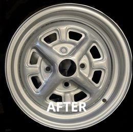 Alloy wheel refurbished