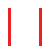 A pair of red sticks on a white background.