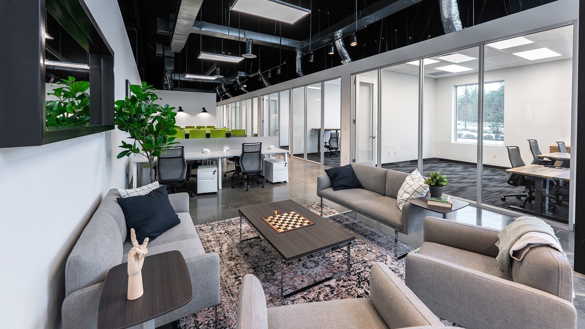 community lounge area