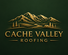 Red Rock Roofing logo with a stylized sandstone mesa on a maroon background