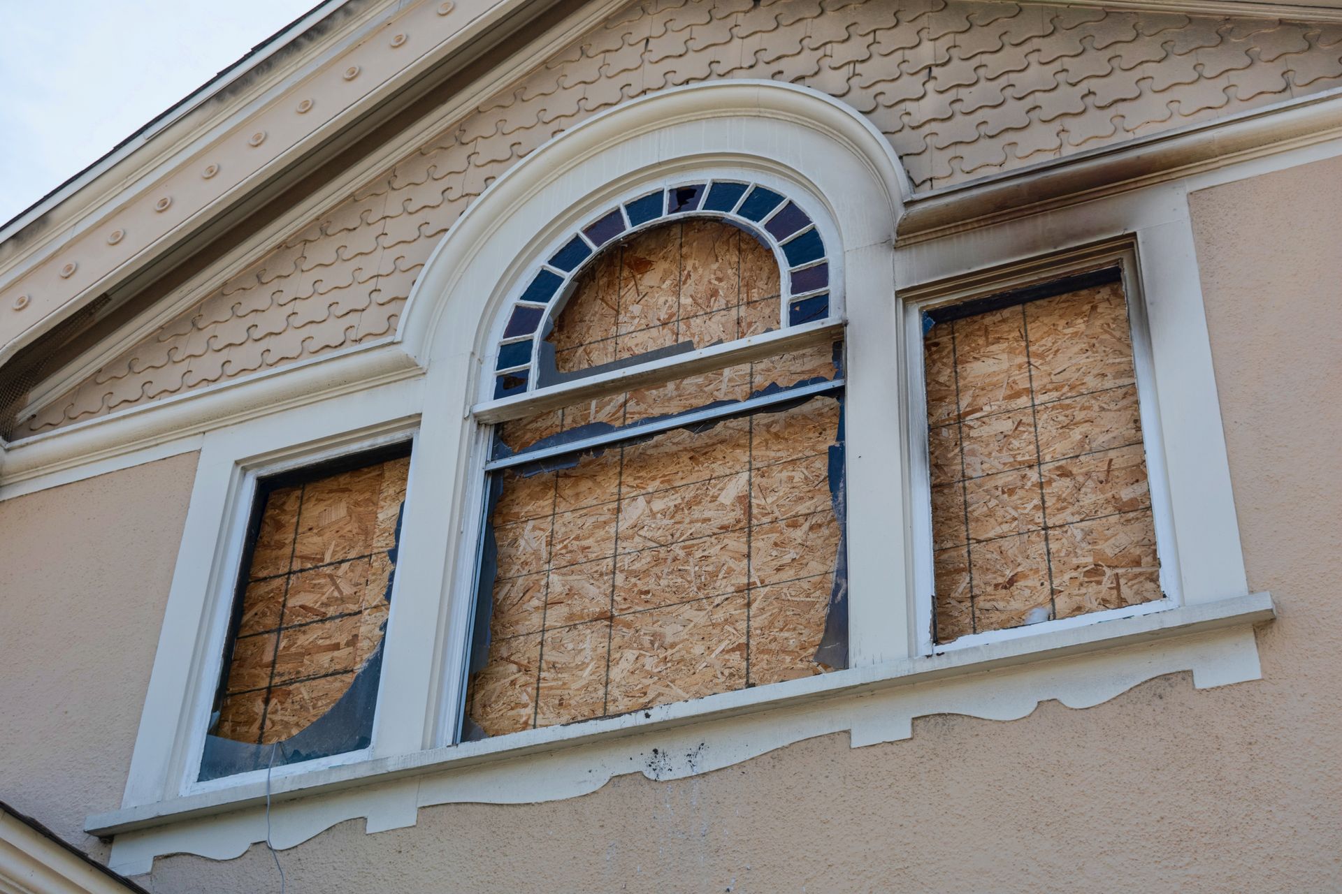 Damage house