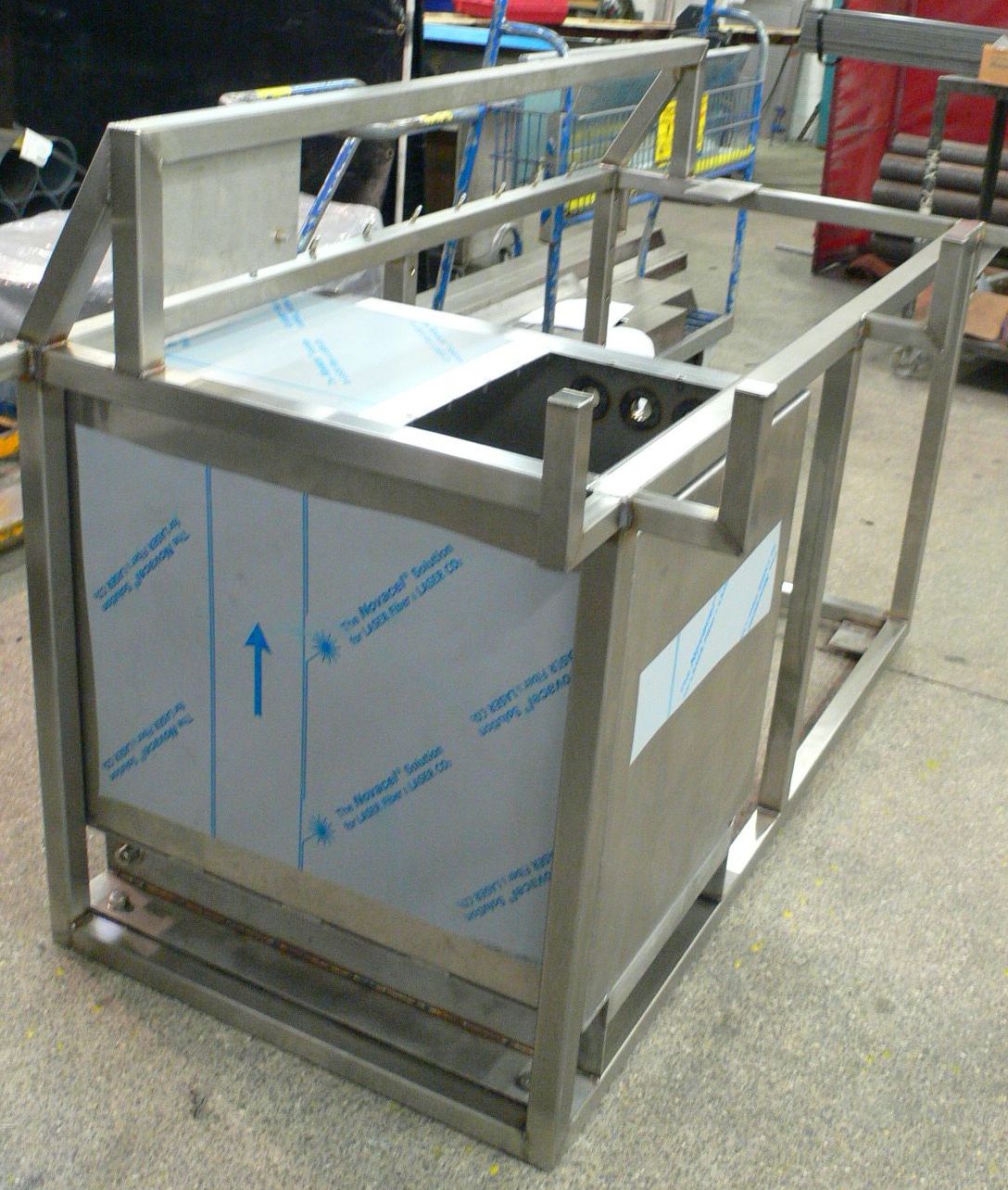 Panteltec, Control Panel & Sheet Metal Fabrications, Tank and Frame