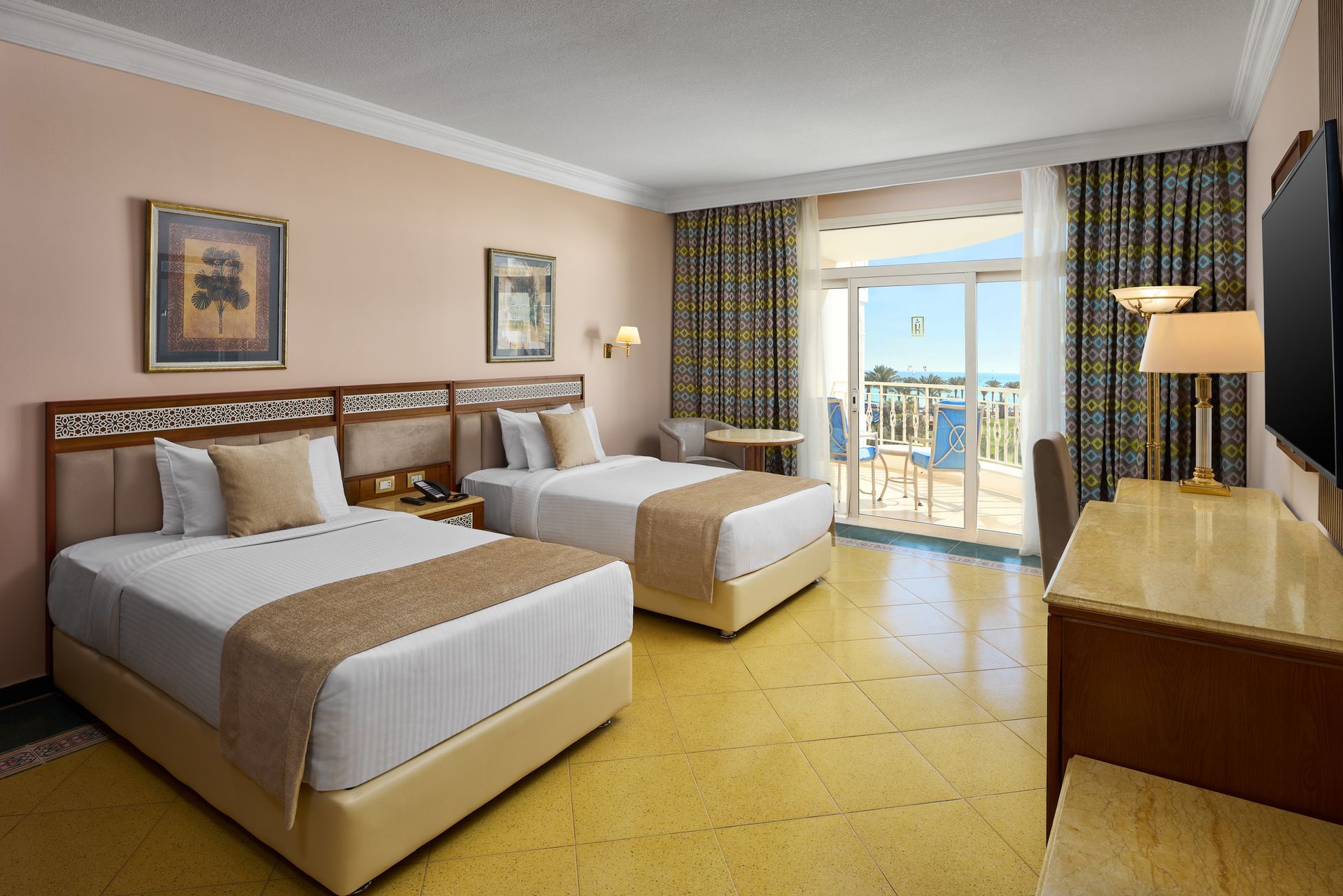 Luxury Elite Club room interior at Palm Royale Resort