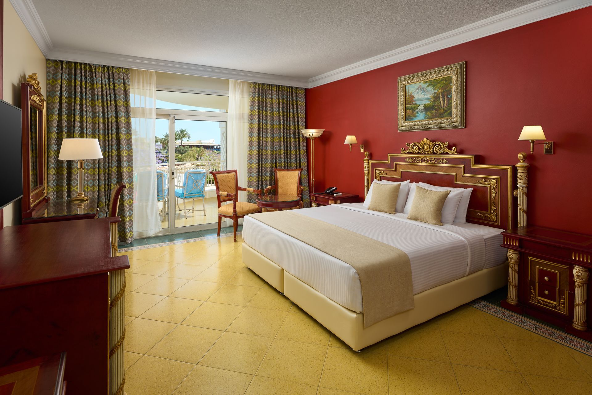 Elite Family room at Palm Royale Resort Soma Bay with spacious layout