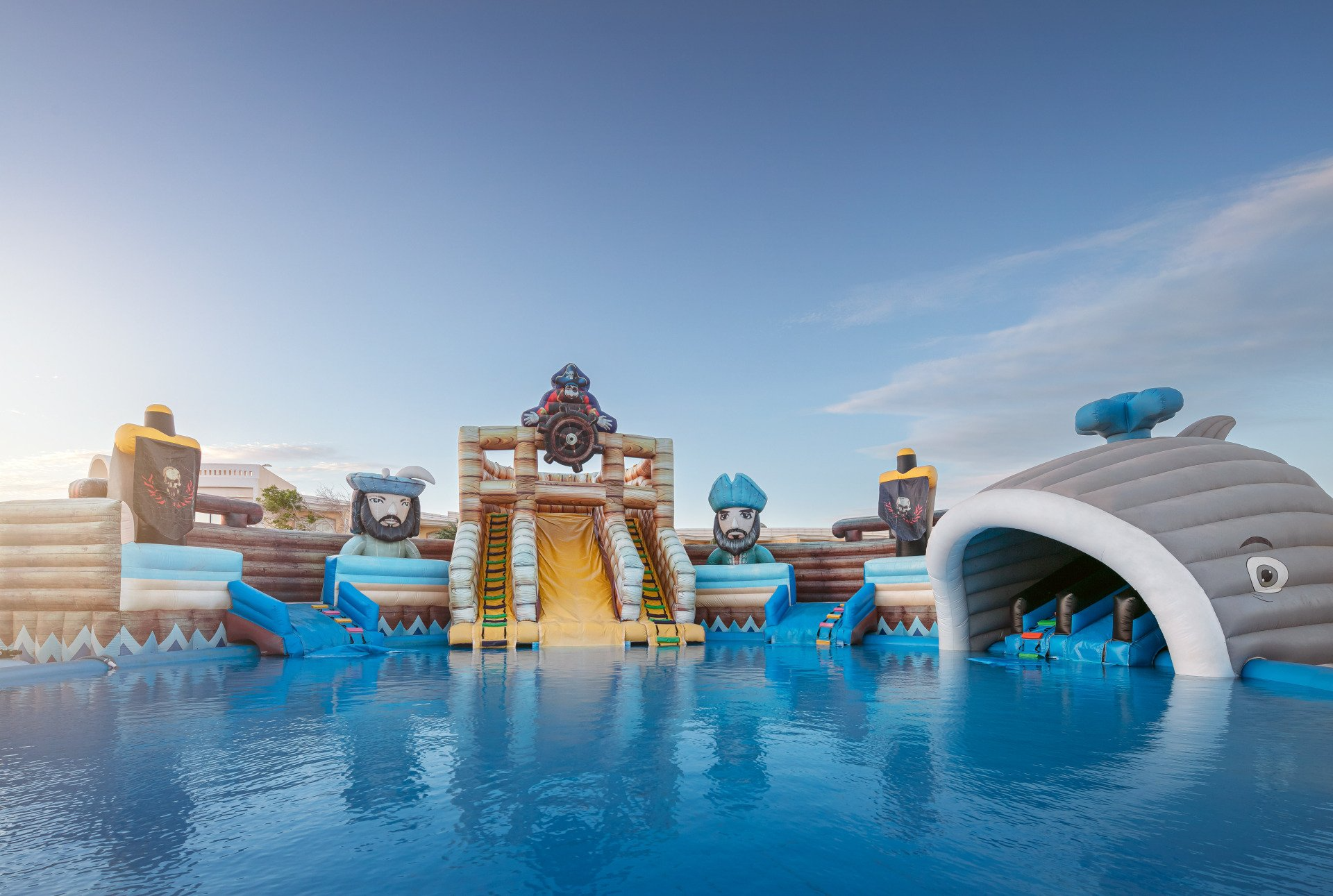 Inflatable Games at Palm Royale Resort