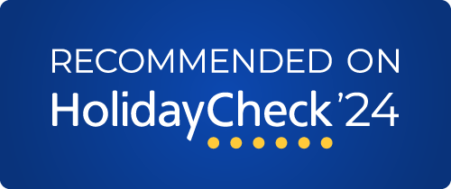 Holidaycheck Award of at Palm Royale Resort