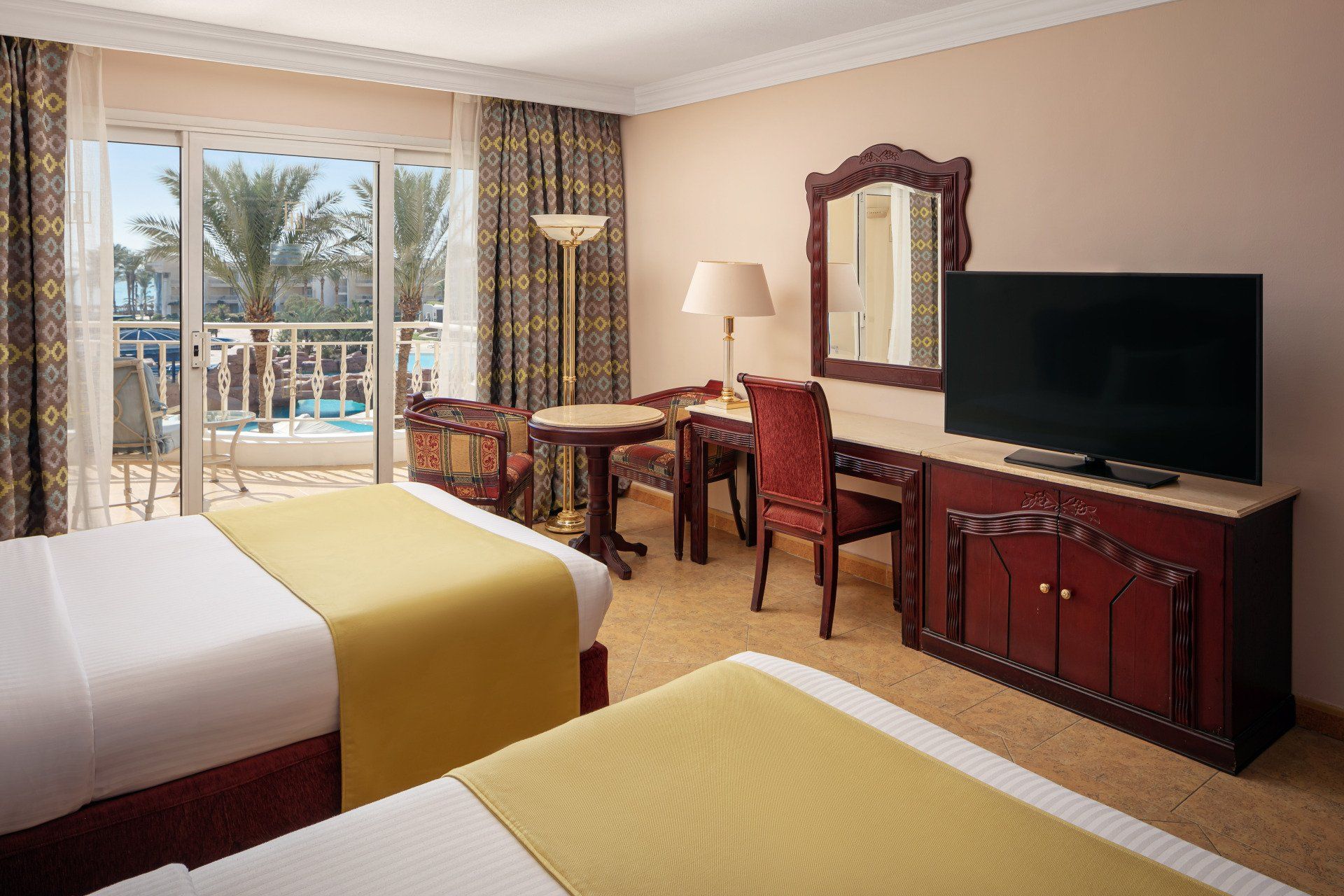 Superior Pool View Room at Palm Royale Resort