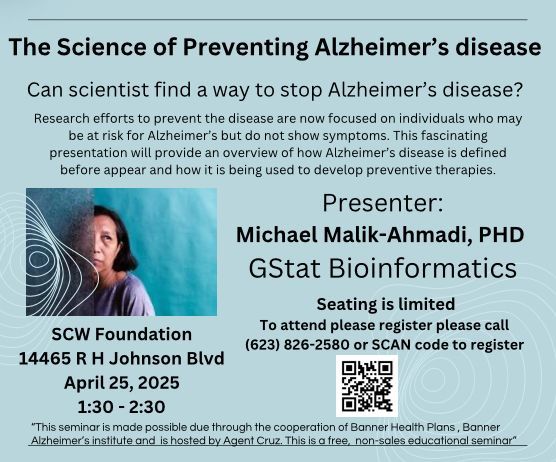 A poster for the science of preventing alzheimer 's disease