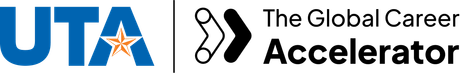UT Arlington Logo and The Global Career Accelerator logos